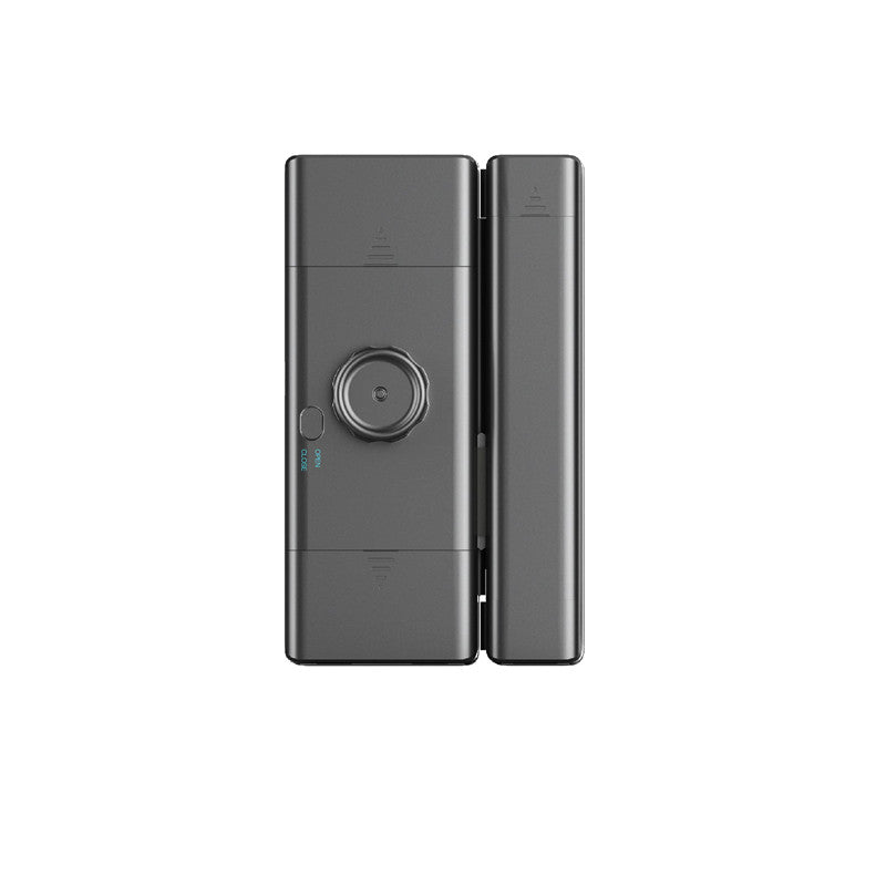 Smart Glass Door Lock - Fingerprint Password Card APP Wifi / Bluetooth Mechanical Key Smart Lock for Glass Doors  - SLG5