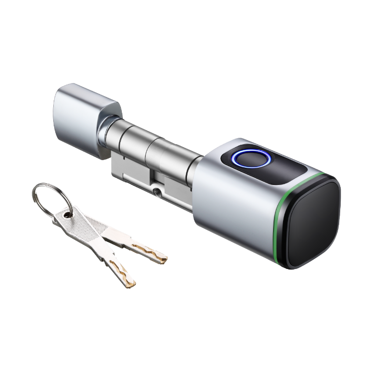 Smart Cylinder Lock, Waterproof - Fingerprint IC-card, App, Physical Key, Smart Cylinder Lock - SL16