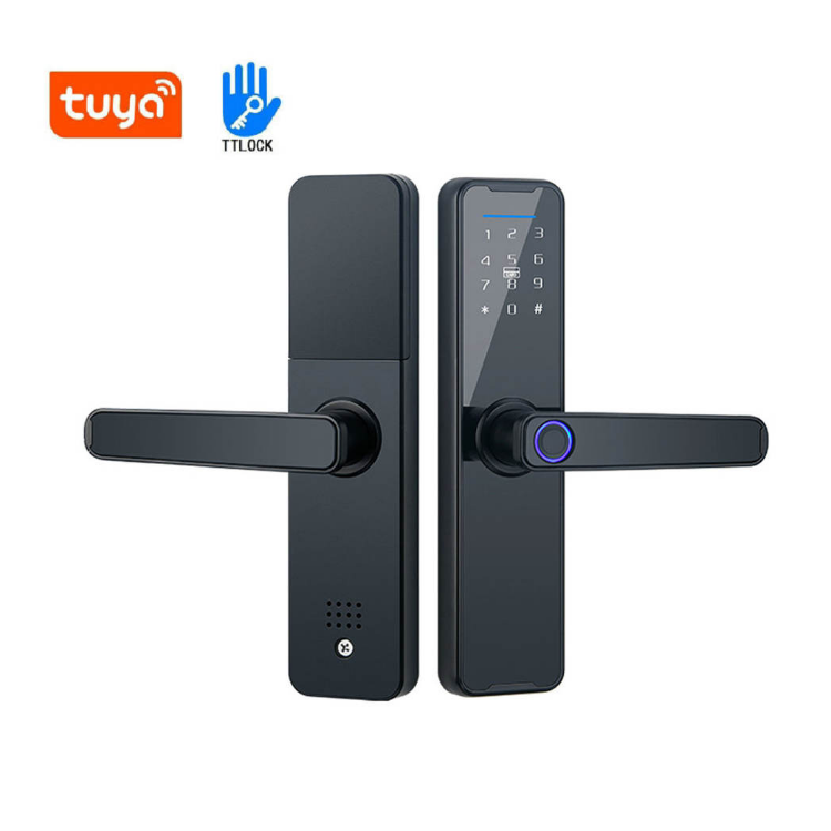 Smart Mortise Door Lock - Fingerprint, Password, Mechanical Key, Card, APP, Bluetooth/WiFi  - SL20