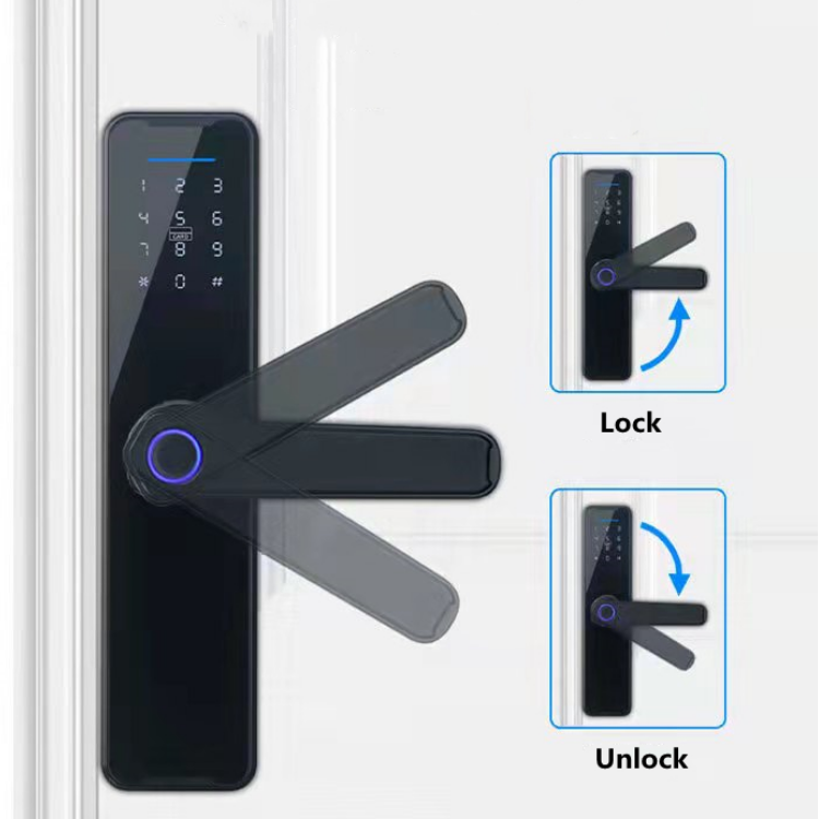 Smart Mortise Door Lock - Fingerprint, Password, Mechanical Key, Card, APP, Bluetooth/WiFi  - SL20