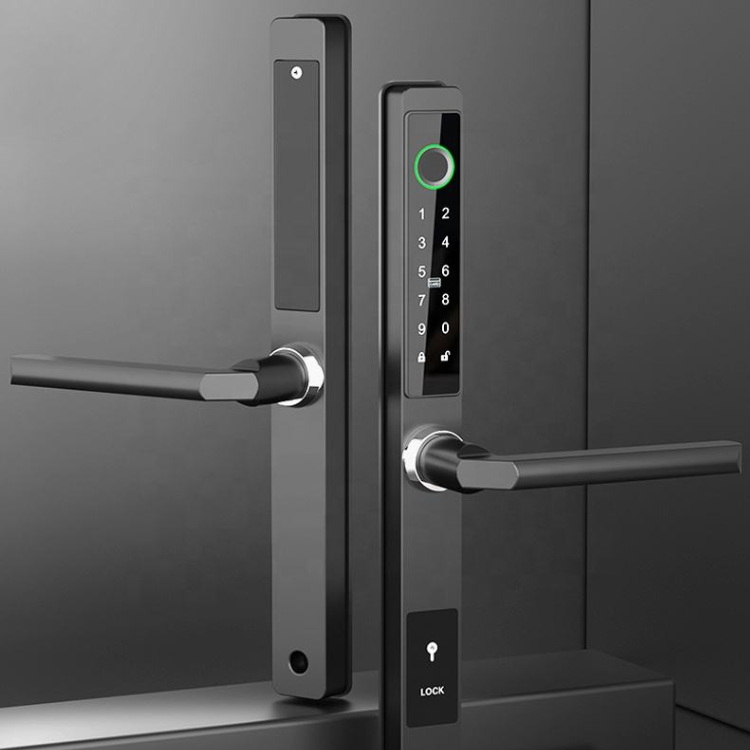 Smart Mortise Door Lock Waterproof - Fingerprint, Password, Mechanical Key, Card, APP, Bluetooth/WiFi  - SL22