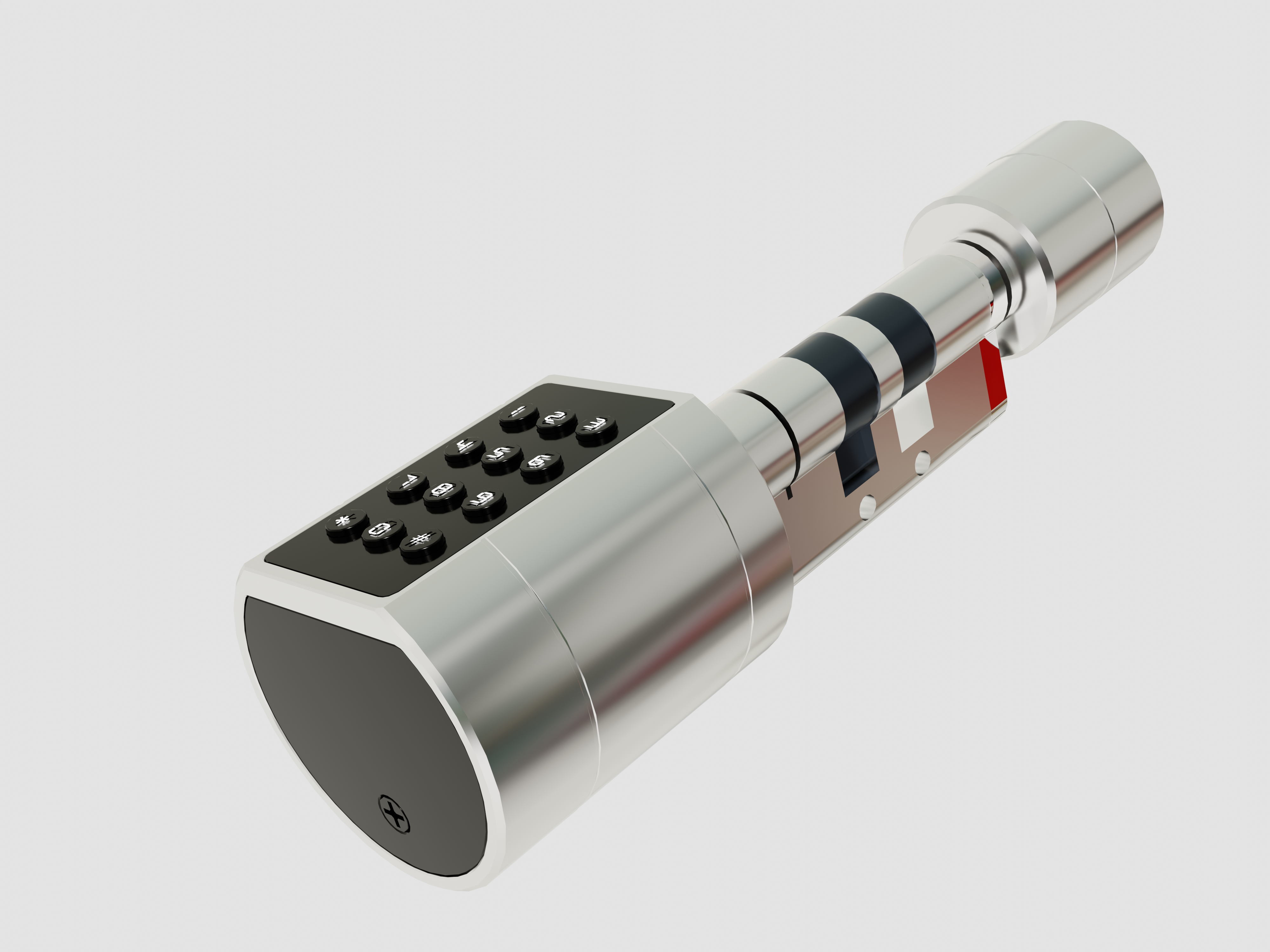 Smart Cylinder Lock, Waterproof - Fingerprint/Password/Card/Mechanical Key/APP,  Smart Cylinder Lock - SL32