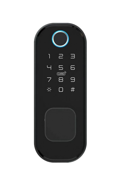 Smart Rim Lock - Fingerprint Passcode Bluetooth/WiFi Smart Door Lock ...