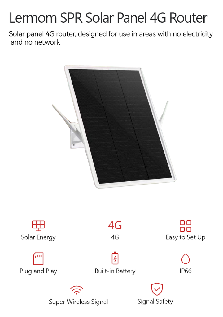 Solar panel 4G Wifi Router - SPR1