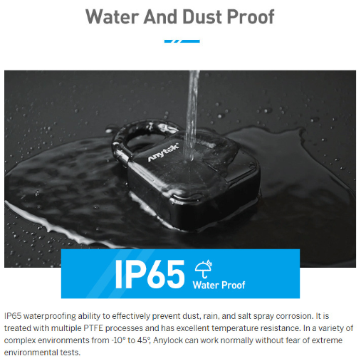 Smart Padlock - Bluetooth Fingerprint Waterproof Smart Padlock  TAPL06