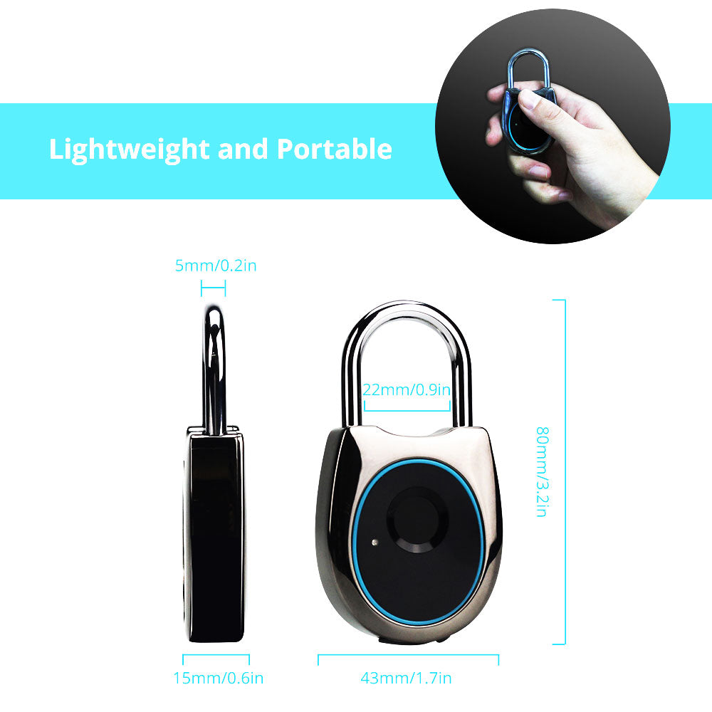 Smart Padlock - Fingerprint Smart Padlock TAPL12