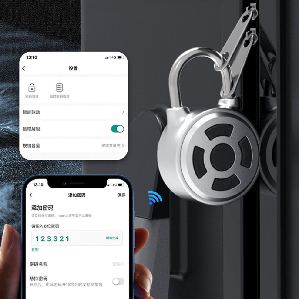 Smart Padlock - Bluetooth Fingerprint Smart Padlock  TAPL01
