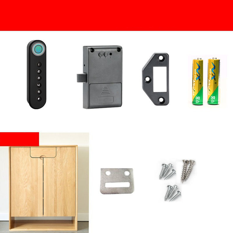 Smart Cabinet Lock - Fingerprint Passcode Cabinet Lock  TACL33